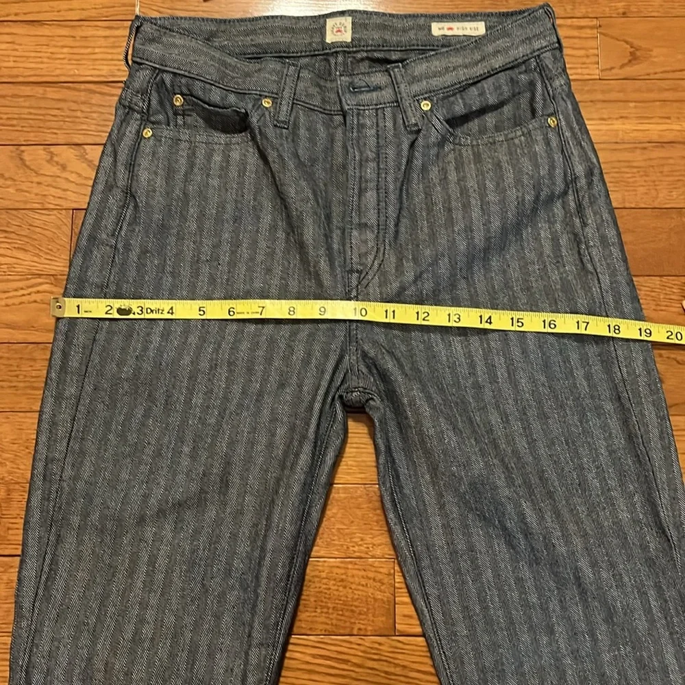 Agave Denim W6 High Rise Straight Button Fly Oakley Rinse Size 27 - Picture 10 of 16